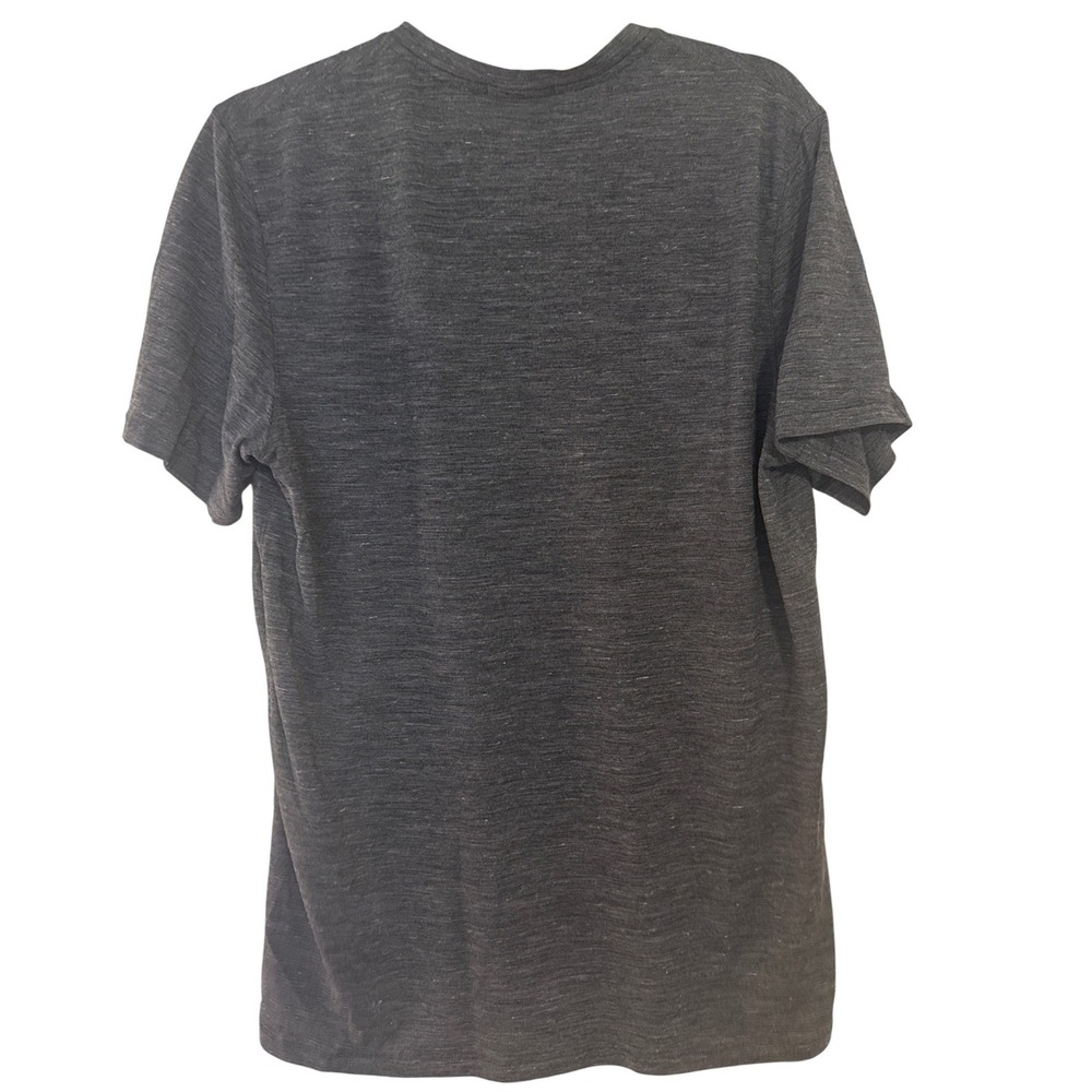 Smartwool Henley Shirt Mens M Gray Merino Sport 150 Hemp Short Sleeve Hiking - Picture 2 of 6